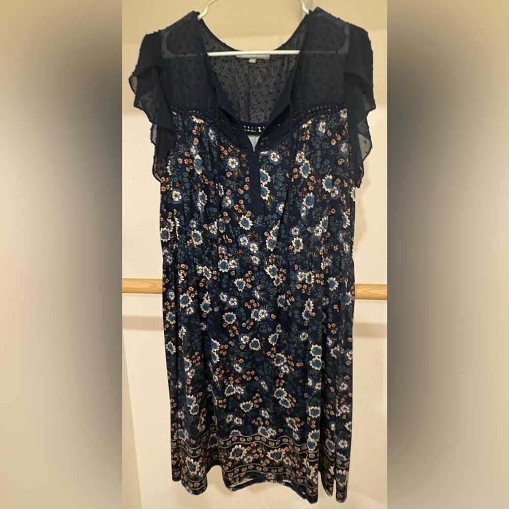 Daniel Rainn Lizzie Tie-Neck Dress